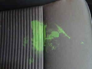 Super viel Wandfarbe auf dem Autositz - kann das noch gereinigt werden??