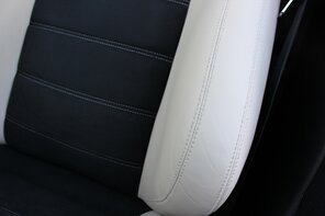 Frisch und flott - neu lackierter Autositz
